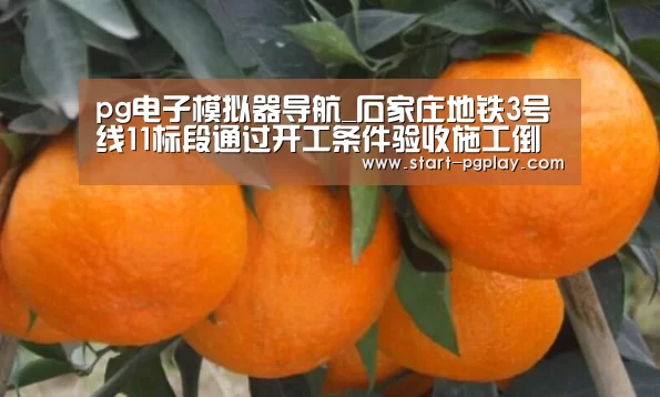 pg电子模拟器导航_石家庄地铁3号线11标段通过开工条件验收施工倒计时(图2) pg电子模拟器导航